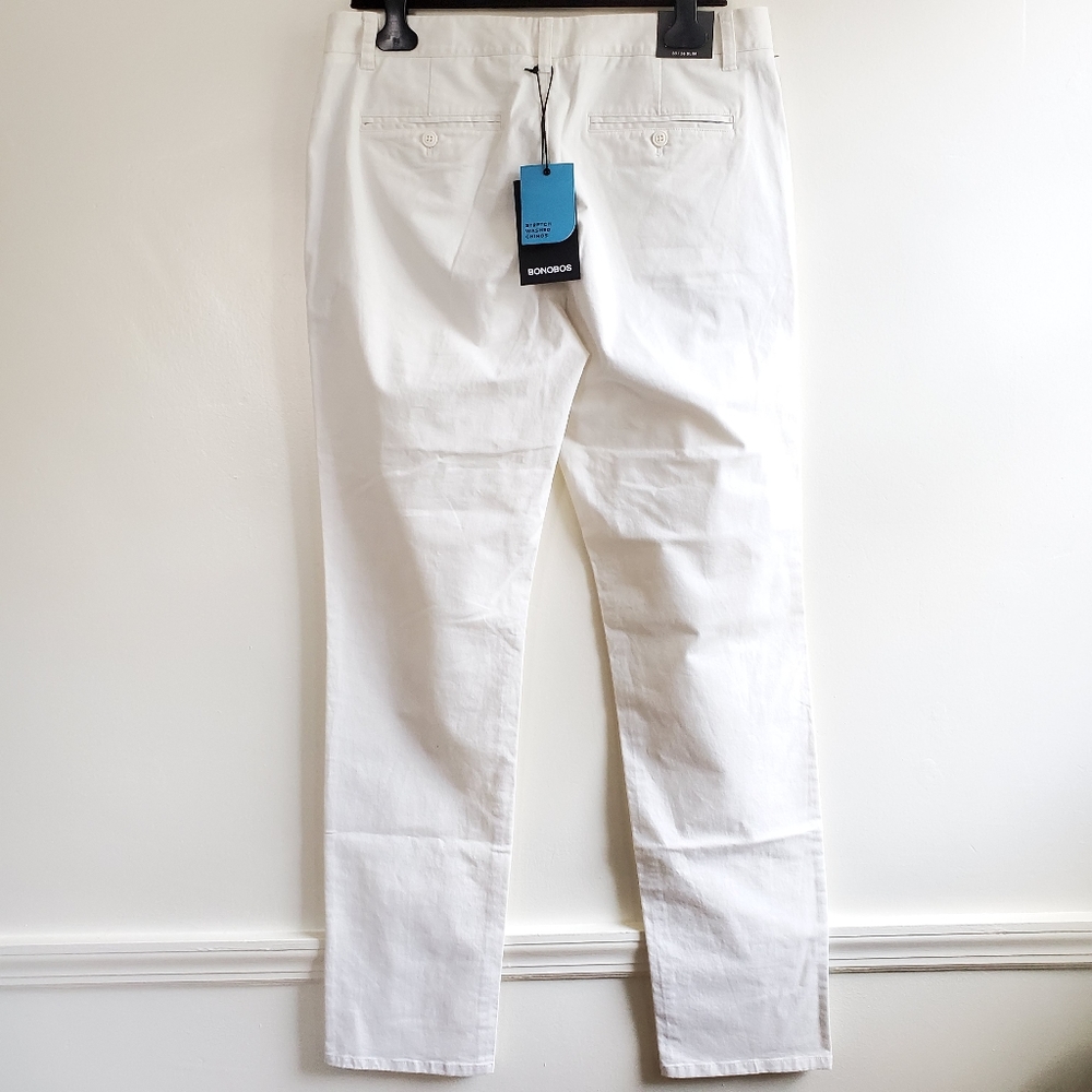 NWT Bonobos Stretch Washed Slim Chinos Size 33x34 - Picture 8 of 12